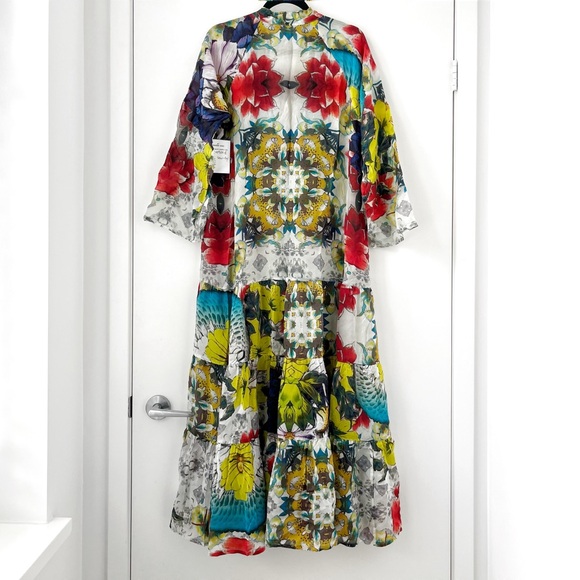 NWOT RARE Johnny Was Kimono Maxi Dress Cover up S - Picture 4 of 16